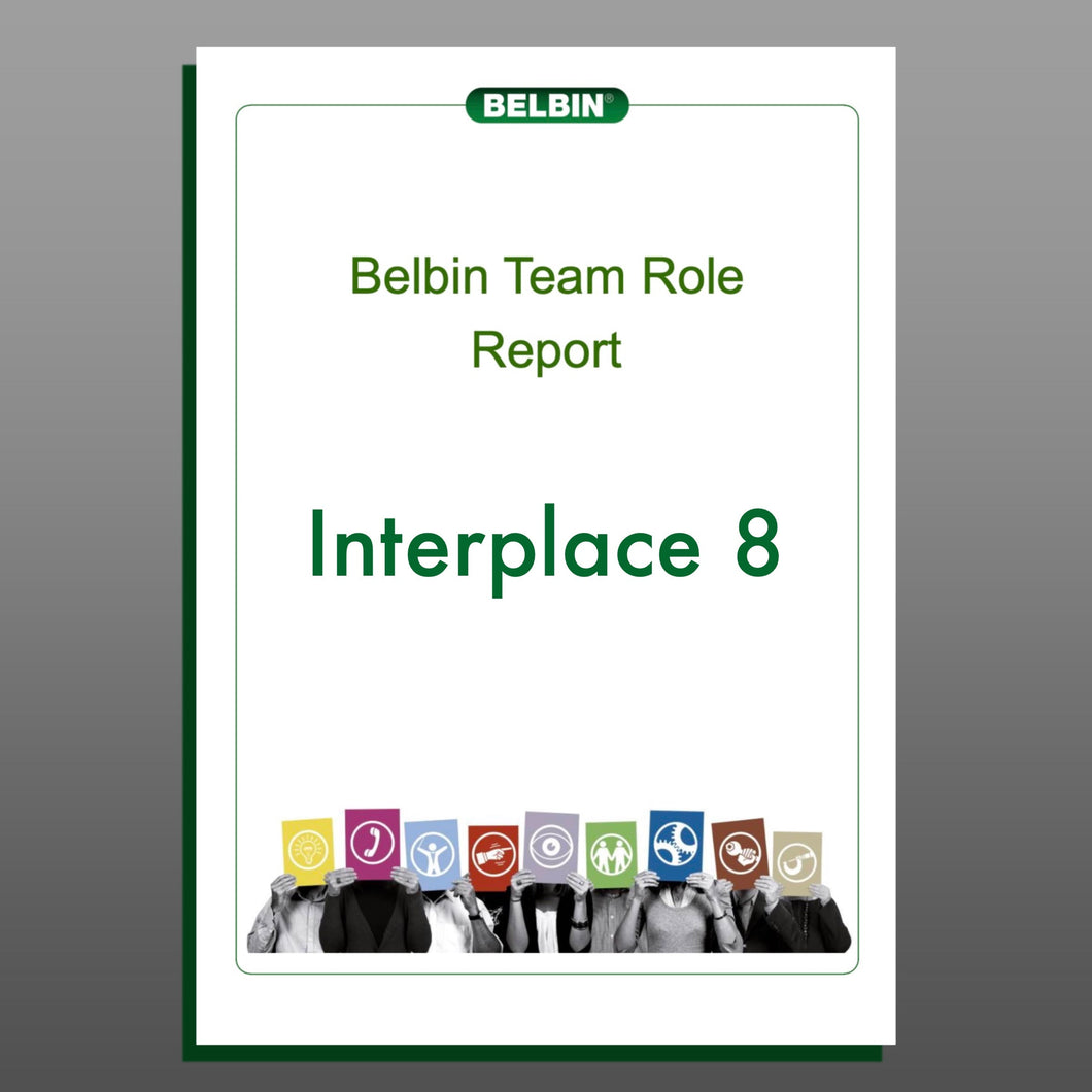 Individual Belbin Report – Interplace 8 (Full-Service)