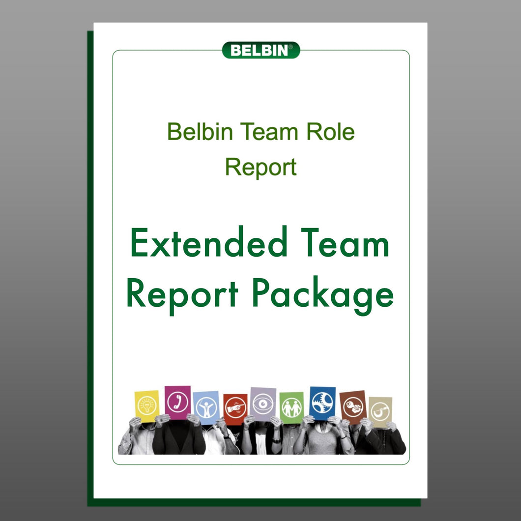 Belbin Extended Team Report Package